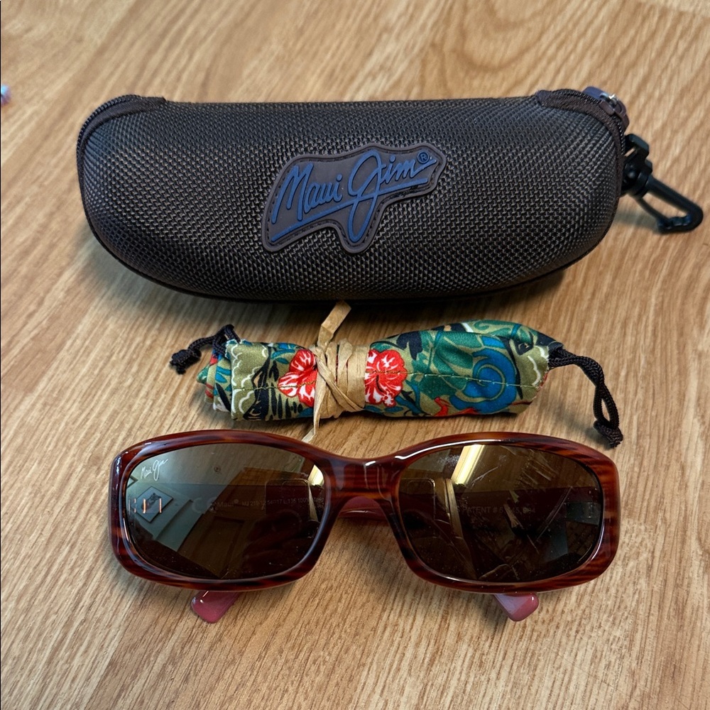 Maui Jim Punchbowl Polarized Red Sunglasses